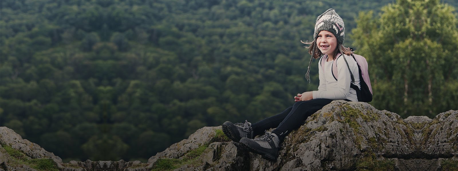 girl on rocks